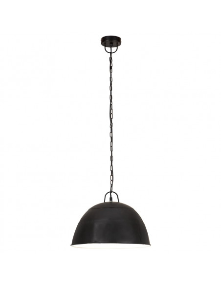 Lampada Industriale Vintage 25 W Nera Rotonda 40 cm E27