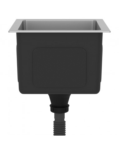 Lavello da Cucina Lavorato a Mano in Acciaio Inox