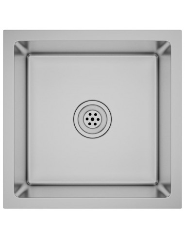 Lavello da Cucina Lavorato a Mano in Acciaio Inox