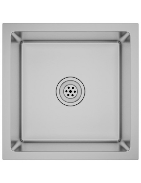 Lavello da Cucina Lavorato a Mano in Acciaio Inox
