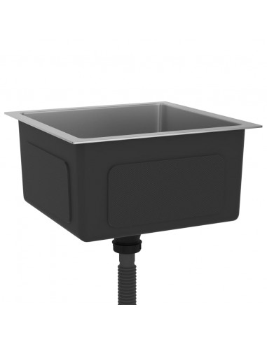 Lavello da Cucina Lavorato a Mano in Acciaio Inox