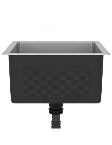 Lavello da Cucina Lavorato a Mano in Acciaio Inox