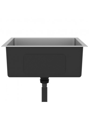 Lavello da Cucina Lavorato a Mano in Acciaio Inox