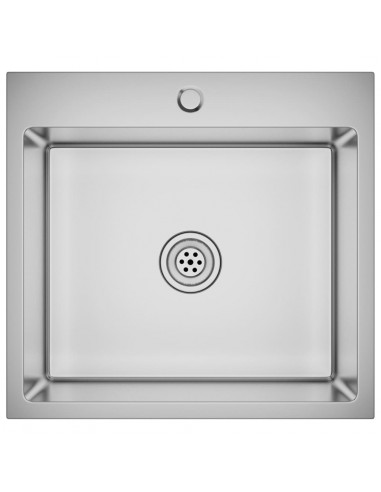 Lavello da Cucina Lavorato a Mano in Acciaio Inox