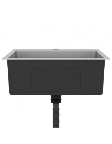 Lavello da Cucina Lavorato a Mano in Acciaio Inox