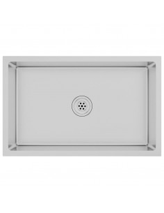 Lavello da Cucina Lavorato a Mano in Acciaio Inox 2