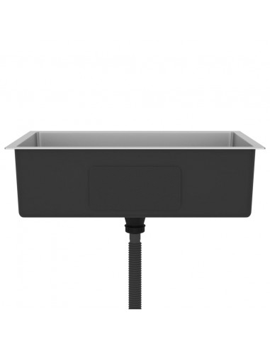 Lavello da Cucina Lavorato a Mano in Acciaio Inox