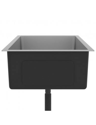 Lavello da Cucina Lavorato a Mano in Acciaio Inox