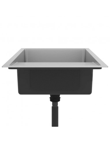 Lavello da Cucina Lavorato a Mano in Acciaio Inox