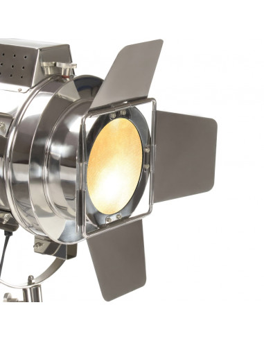 Lampada da Terra a Treppiede Legno Massello di Mango 180 cm