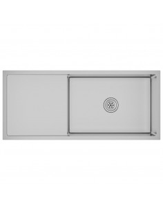 Lavello da Cucina Lavorato a Mano in Acciaio Inox 2