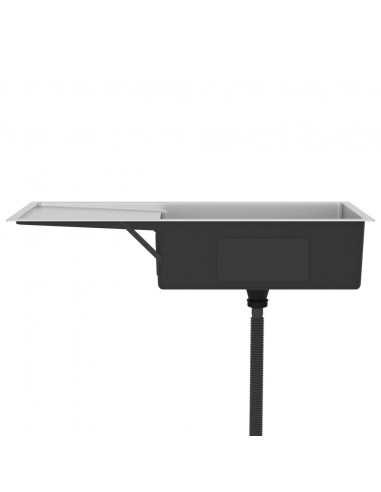 Lavello da Cucina Lavorato a Mano in Acciaio Inox