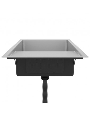 Lavello da Cucina Lavorato a Mano in Acciaio Inox