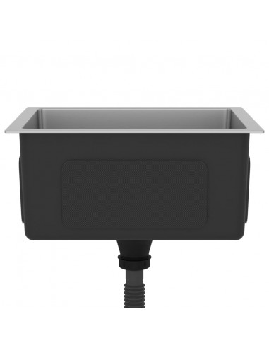 Lavello da Cucina Lavorato a Mano in Acciaio Inox