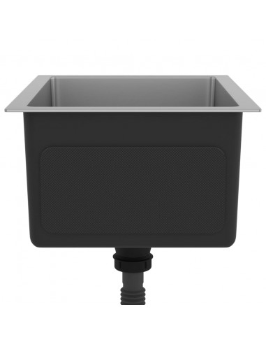 Lavello da Cucina Lavorato a Mano in Acciaio Inox