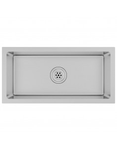 Lavello da Cucina Lavorato a Mano in Acciaio Inox 2