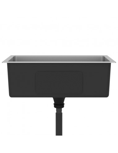 Lavello da Cucina Lavorato a Mano in Acciaio Inox