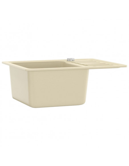 Lavello da Cucina in Granito Vasca Singola Beige