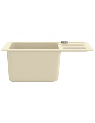 Lavello da Cucina in Granito Vasca Singola Beige