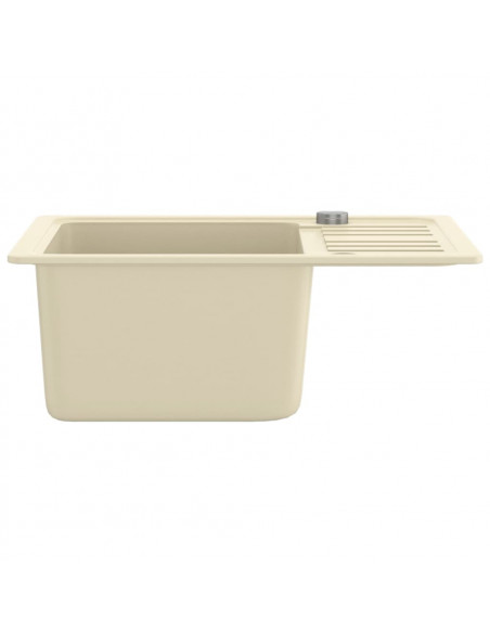 Lavello da Cucina in Granito Vasca Singola Beige