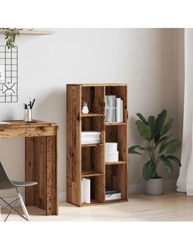 Libreria Legno Antico 50x25x104 cm