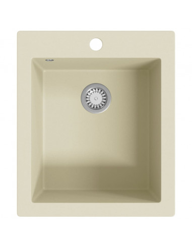 Lavello da Cucina in Granito Vasca Singola Beige