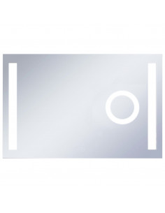 Specchio LED da Bagno con Sensore Tattile 100x60 cm 2