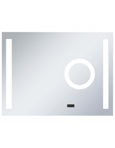 Specchio LED da Bagno con Sensore Tattile 80x60 cm