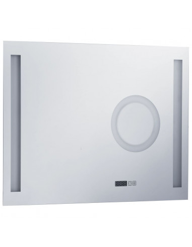 Specchio LED da Bagno con Sensore Tattile 80x60 cm