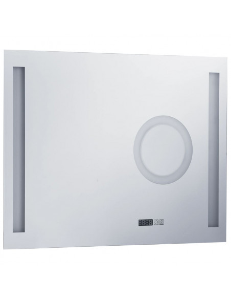 Specchio LED da Bagno con Sensore Tattile 80x60 cm