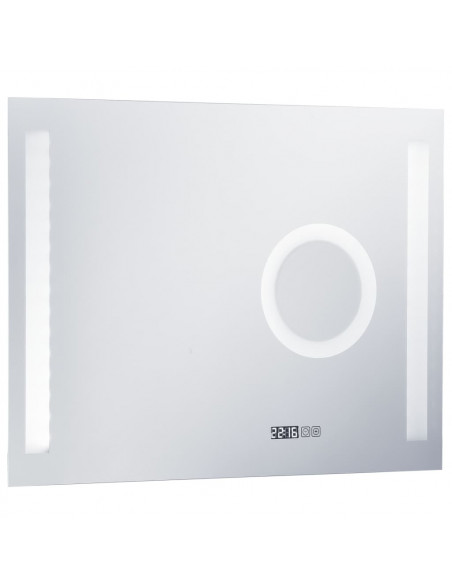 Specchio LED da Bagno con Sensore Tattile 80x60 cm