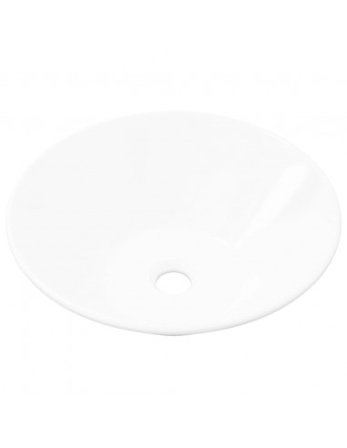 Lavello da Bagno in Ceramica Porcellana Bacino Bianco