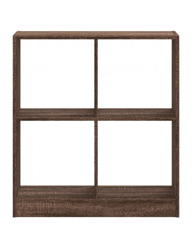 Libreria Rovere Marrone 68,5x32x75 cm in Legno Multistrato