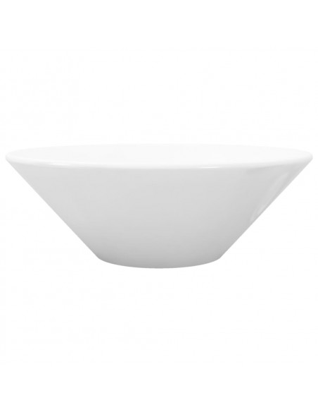 Lavello da Bagno in Ceramica Porcellana Bacino Bianco