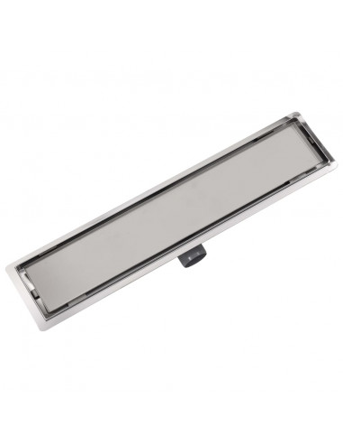 Canaletta di Drenaggio per Doccia 630x140 mm in Acciaio Inox