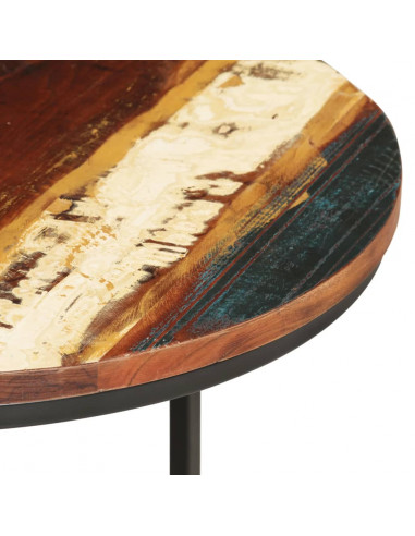 Tavolini Impilabili 3 pz in Legno Massello di Recupero