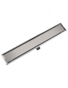Canaletta di Drenaggio Lineare per Doccia 830x140 mm Acciaio Inox 2