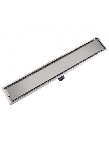 Canaletta di Drenaggio Lineare per Doccia 830x140 mm Acciaio Inox