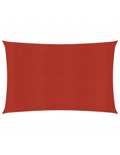 Vela Parasole 160 g/m² Rossa 2,5x5 m in HDPE 2