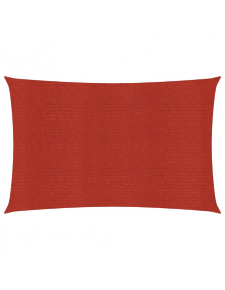 Vela Parasole 160 g/m² Rossa 2,5x5 m in HDPE