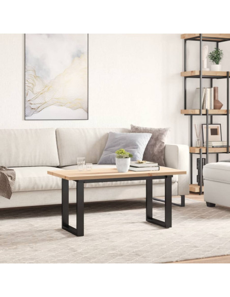Piano Tavolo 100x50x2,5cm Rettangolare Legno Massello di Pino
