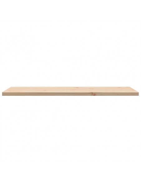 Piano Tavolo 100x50x2,5cm Rettangolare Legno Massello di Pino