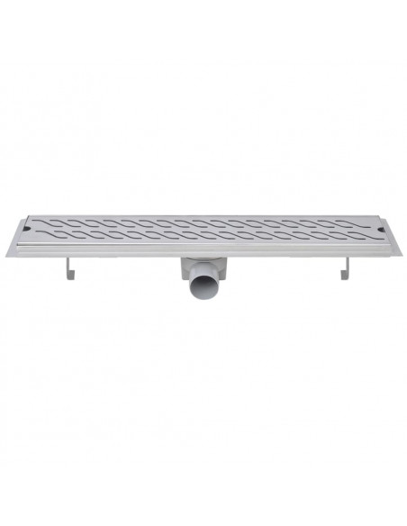 Canaletta di Drenaggio Lineare Doccia 630x140 mm Acciaio Inox
