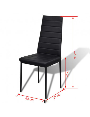 Set da Pranzo 5 pz Nero