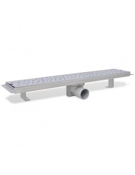 Canaletta di Drenaggio per Doccia a Bolle 630x140 mm in Acciaio