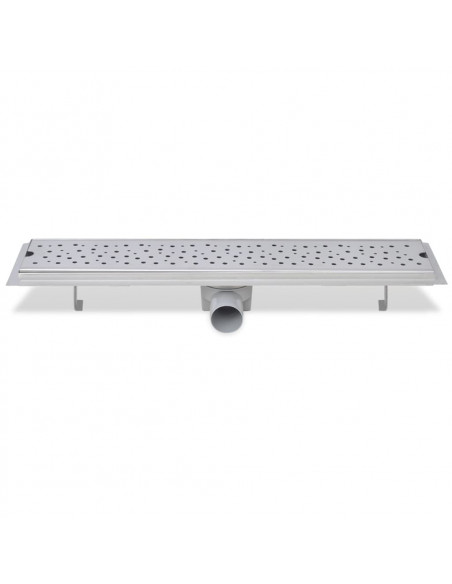 Canaletta di Drenaggio per Doccia a Bolle 630x140 mm in Acciaio