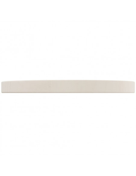 Piano Tavolo Bianco Ø30x2,5 cm in Legno Massello di Pino