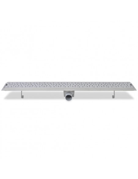 Canaletta Drenaggio per Doccia Lineare 930x140 mm Acciaio Inox