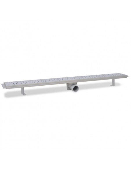 Canaletta di Drenaggio per Doccia a Bolle 1030x140mm in Acciaio
