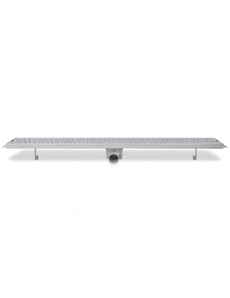 Canaletta di Drenaggio per Doccia a Bolle 1030x140mm in Acciaio